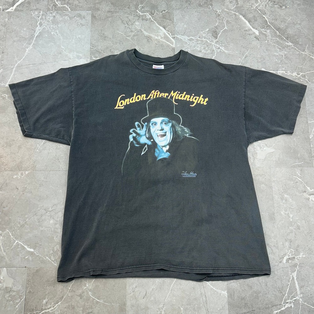 90s Vintage London After Midnight Graphic Tee Mens 2XL Horror Movie Promo Shirt